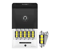 Magnet Confezione da 10 lampadine per auto | C5W 36MM Qualità Canbus Anti-Errore 3 LED | Interno, Targa, Luce di Posizione, Plafoniera, Baule