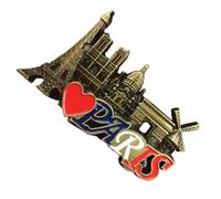 Magnet De Frigorifero France Paris | Magneti Decorativi In Resina 3D Adesivi Magnetici Per Frigorifero, Porta, Parete, Lavagna Bianca E Accessori Scuola-arte Per Gli Amateu