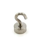 Magnet Di Serraggio M5 Da 19mm Diadico Con Gancio M5 Per Appendere, Tenere O Visualizzare Oggetti - 15kg Di Tiro