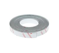 Magnet Expert® - Nastro in metallo ferroso con autoadesivo, bianco lucido, 12,7 mm di larghezza x 1,3 mm di spessore x 5 m di lunghezza