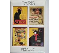 Magnet Frigo Città Turistica d'Europa - 78 modelli a scelta - Souvenirs Vacances - Magnet Frigorifero - Regalo originale - Rettangolo - 1 Unità (Parigi, Francia)