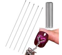 Magnet Nails, Heart-Shaped Wire Magnet, Wired Magnetic Bar Portable Manicure Tool, Ideal for Women, Artist, Hobbyists, Daily Use, Salon, Wedding, Festival Nail Designs