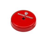 Magnet Pentola Di Ferrite C/W Foro Filettato M6 Per Applicazioni Semi -Permanenti - 46mm Dia x 11mm Di Spessore - Pacco Da 6kg - Pacco Di 4