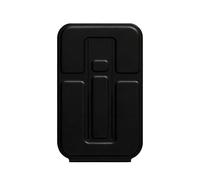 Magnet Phone Dock - Mobile Stand with Cosmetic Mirror | Portable Smartphone Support with Secure Grip and Flexible Viewing for Live-Streaming Video Chat Desk Airplane Train Travel Table Accessory