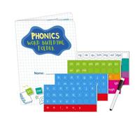Magnet-Phonics - Set completo di piastrine educative interattive | Phonics - Gioco di apprendimento per l'ortografia, per bambini, asilo, 1° E la seconda asa e scuola
