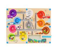 Magnet Puzzle, Traffic Puzzle, Animal Puzzles, Color Recognition Activity, Skill Builder, Sensory Playboard Games, Preschool Learning Toy, STEM Matching Game, 30x22.5x1.8cm