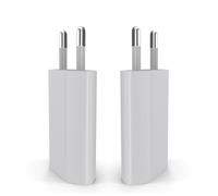 Magnet - Set 2 Caricatori USB da Muro | 5W, 1A, Ricarica Standard, Compatti e Universali per Dispositivi USB