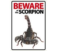 Magnet & Steel Beware of The Scorpion A5 Sign