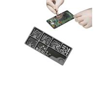 Magnet Tray Portable Compartments, Space Saving Storage Organizer | Magnet Tool Trays Bolt Organization for Electronics Bolt RC Model Phone Repair Home Garage Shelf Counter