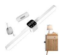 Magnet Under Cabinet Lights - Smart LED Strip Lamp, Adjustable Brightness Multi Tone Lighting System, Magnetic Mount Night Light With Time Display, Energy Efficient Indoor Solution | Portable Accent F
