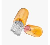 Magnet YW5W - Set di 2 lampadine alogene, 12 V, 5 W, attacco T10, W2,1 x 9,5D, lampeggianti, per interni ed esterni, per auto, moto, colore: arancione