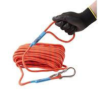 Magnetar Corda da 20 metri, spessore 10 mm, forza di trazione 2000 kg, con moschettone e nodo rapido, corda da arrampicata forte per pesca magnetica