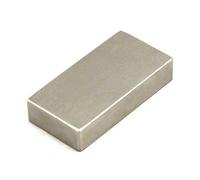 Magnetastico® | 1x High performance magnete al neodimio N52 50x25x10 mm | Extra forte N52 magnete permanente rettangolo | Oltre 80 kg forza magnetica | Blocco magnetico super magneti al neodimio