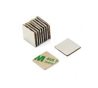 Magnetastico | 20x magneti autoadesivi neodimio N52 quadrato 15x15x1 mm | Magneti adesivi con nastro adesivo marca 3M | Calamite adesive potenti con pellicola adesiva, forza calamita adesiva elevata