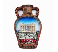 Magnete 3D Atene Grecia Souvenir per frigorifero, decorazione casa e cucina adesivo magnetico Atene Grecia magnete frigorifero souvenir da viaggio regalo