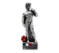 Magnete 3D Firenze - Il David di Michelangelo, Galleria dell'Accademia - Calamita Decorativa per Frigorifero e Lavagna Magnetica - Souvenir Città d’Arte 7x5,5 cm