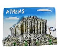 Magnete 3D per frigorifero e souvenir di viaggio di Atene Grecia