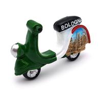 Magnete 3D per Frigorifero Vintage Scooter Bandiera Italia, Calamita Frigo, Decorazione Bologna per Lavagna Magnetica, Casa e Cucina, Ufficio