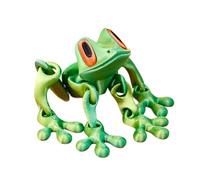 Magnete 3D stampato Frog Fridge Magnet, 20,5 cm (Length) Creative Model, Articolated Decoration, Detailed Design, Perfect for Home, Ufficio, Frigorifero Decor
