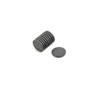 Magnete A Disco In Ferrite Y10 - 20Mm X 3Mm Spesso - 0.6Kg Di Trazione