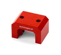Magnete a ferro di cavallo in Alnico rosso extra large per applicazioni ad alta temperatura, ingegneria e produzione - 57 mm x 35 mm x 40,5 mm - 23 kg di trazione