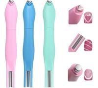 Magnete a forma di cuore per smalto gel occhio di gatto, 3 in 1 a forma di cuore a forma di linea rotonda per nail art, strumento magnetico per nail art, rimovibile e facile da usare, per decorazioni