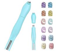 Magnete a forma di cuore per smalto gel occhio di gatto, 3 in 1, a forma di cuore, forma rotonda, penna magnetica per nail art, rimovibile e facile da usare, per unghie fai da te, decorazione da