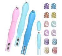 Magnete a forma di cuore per smalto gel occhio di gatto, 3 in 1, a forma di cuore, forma rotonda, penna magnetica per nail art, rimovibile e facile da usare, per decorazioni fai da te per salone di