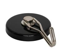 Magnete A Pot Ferrite Con Gancio Girevole - 52Mm Dia - 9.9Kg Di Trazione