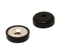 Magnete A Pot Neodimio Di 32Mm - Nero (Confezione Da 4)