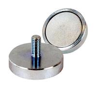 Magnete A Pot Shallow In Neodimio Con Filettatura Esterna Da 20Mm - E1053/NEO