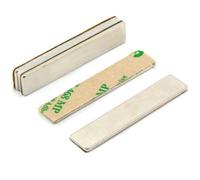 Magnete Adesivo In Neodimio N42 - 50Mm X 10Mm X 2Mm Spesso - 5.1Kg Di Trazione