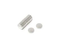 Magnete al neodimio N52 con diametro da 1/2 "spessore da 1/8" - 3,2 kg - Materiale con licenza (confezione da 10)