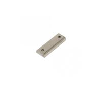 Magnete al neodimio per montaggio o fissaggio, chiavistelli, porta targa e segnaletica, 40 mm x 13,5 mm x 5 mm di spessore, con 2 fori svasati da 3,3 mm, forza di trazione 17 kg (confezione da 2)