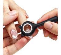 Magnete Cat-Eye per Unghie,Strumento Compatto Circolare Portatile Flessibile,Strumento Magnete Circolare Unghie - per Donne, Ragazze, Bellezza, Principianti, Artisti, Viaggio, Casa e Interni