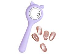 Magnete Cat-Eye per Unghie | Strumento Portatile Flessibile Circolare Compatto | Magnete Cat-Eye a Forma di Anello | per Donne, Ragazze, Bellezza, Principianti, Artisti, Viaggio, Casa e Interni