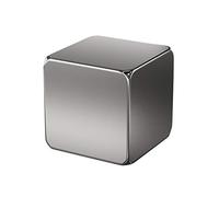 MAGNETE.COM - Magneti al neodimio, extra forti, rettangolari, 20 x 20 x 20 mm, forza adesiva di circa 21 kg, magneti per lavagna, bacheca, officina, 1 pezzo
