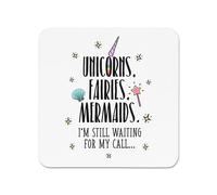 Magnete Da Frigo Divertente Di Fate E Sirene In Attesa Della Mia Chiamata