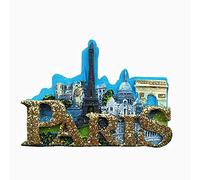 Magnete da frigorifero 3D Parigi Francia viaggio souvenir regalo collezione casa e cucina Decor adesivo magnetico Parigi frigorifero magnete