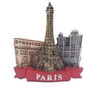 Magnete da frigorifero 3D Torre Eiffel, Arco di Trionfo, Notre Dame de Paris, Francia, souvenir da viaggio, regalo per casa e cucina, adesivo magnetico Parigi frigorifero magnete collezione