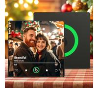 Magnete da Frigorifero con Foto Musicale Personalizzato con Musica Personalizzata Spotify Lettore Musicale con Album Personalizzabile per il Frigorifero Natale San Regalo Natale Perfetto per Coppie