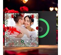 Magnete da Frigorifero con Foto Musicale Personalizzato Spotify Lettore Musicale con Album Personalizzabile per il Frigorifero per la Festa del Papà Regalo Perfetto per Papà, Nonno