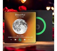 Magnete da Frigorifero con Foto Musicale Personalizzato Spotify Lettore Musicale con Album Personalizzabile per il Frigorifero per la Festa del Papà Regalo Perfetto per Papà, Nonno