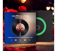 Magnete da Frigorifero con Foto Musicale Personalizzato Spotify Lettore Musicale con Album Personalizzabile per il Frigorifero per la Festa del Papà Regalo Perfetto per Papà, Nonno