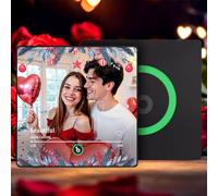 Magnete da Frigorifero con Foto Musicale Personalizzato Spotify Lettore Musicale con Album Personalizzabile per il Frigorifero per la Festa del Papà Regalo Perfetto per Papà, Nonno