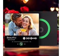 Magnete da Frigorifero con Foto Musicale Personalizzato Spotify Lettore Musicale con Album Personalizzabile per il Frigorifero per la Festa del Papà Regalo Perfetto per Papà, Nonno
