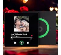 Magnete da Frigorifero con Foto Musicale Personalizzato Spotify Lettore Musicale con Album Personalizzabile per il Frigorifero per la Festa del Papà Regalo Perfetto per Papà, Nonno
