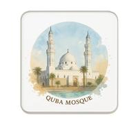 Magnete da frigorifero con Moschea Quba, Arabia Saudita: simpatico souvenir da viaggio fatto a mano, regalo per collezionisti e decorazioni per la casa