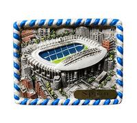 Magnete da frigorifero con stadio Santiago Bernabeu Madrid Spagna, souvenir da viaggio, decorazione 3D per frigorifero, adesivo magnetico, collezione artigianale