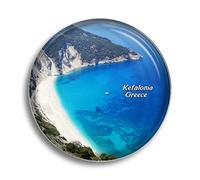 Magnete da frigorifero Grecia Cefalonia magneti in vetro per frigorifero souvenir carino cristallo magnete decorazione per lavagna ufficio casa regalo
